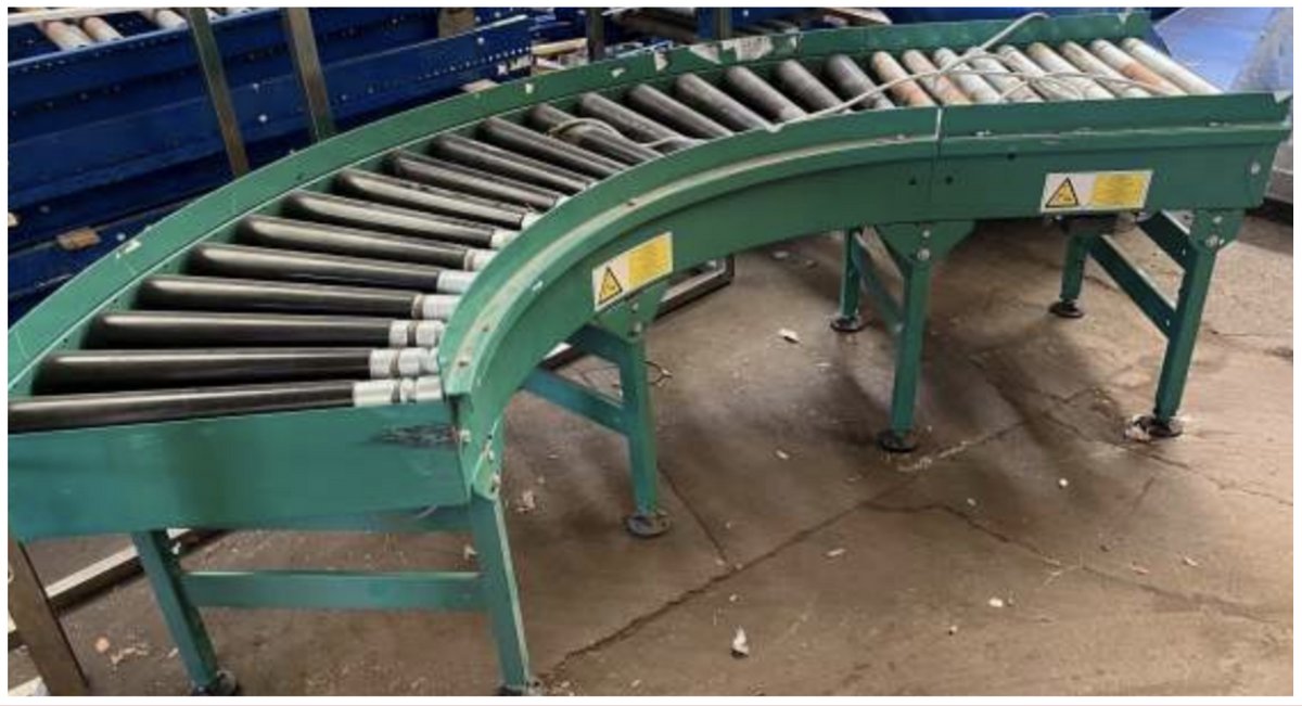 Powered Roller Curve Conveyors